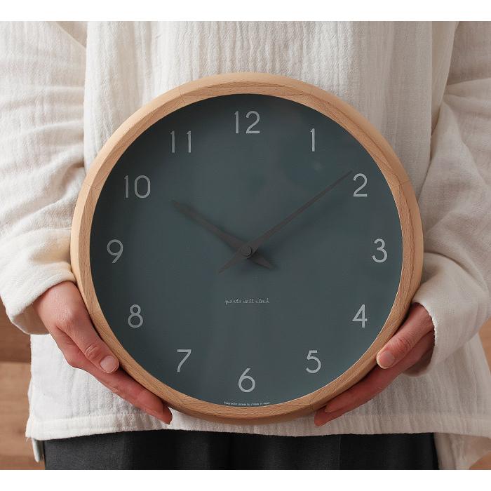 Lemnos（レムノス） 壁掛け時計 温湿度計 カンパーニュ Campagne