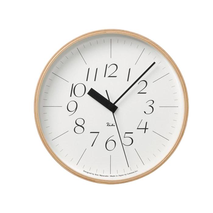 Lemnos（レムノス） 壁掛け時計 RIKI クロック RC 30.5cm 掛け時計
