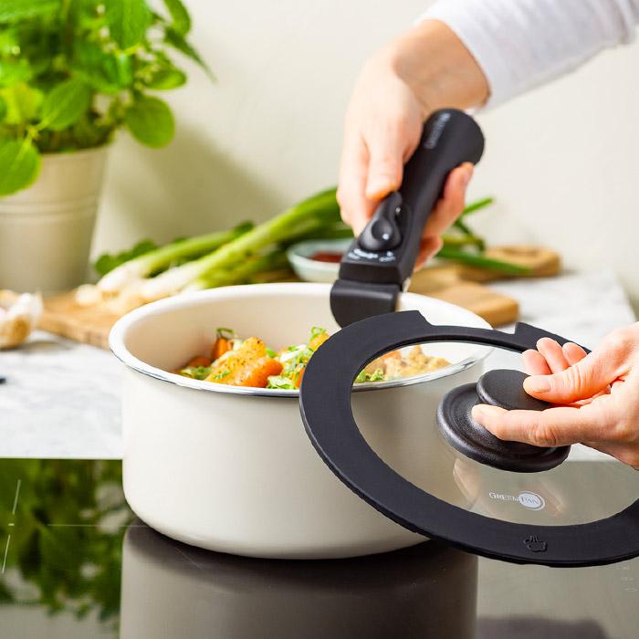 GREEN PAN（グリーンパン） クリックシェフ ソースパン 16cm 単品