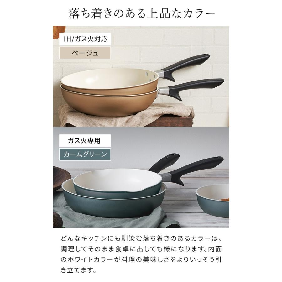 京セラ　フライパン　セラブリッド　ガス火 3点セット　CERABRID セラブリッド(R) フライパン（ガス火専用）がリニューアルして新発売