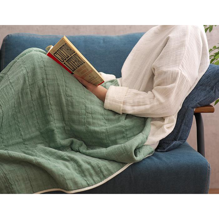 中川政七商店 BLANKED ガーゼケット ハーフ 140×100cm 綿100% 4重