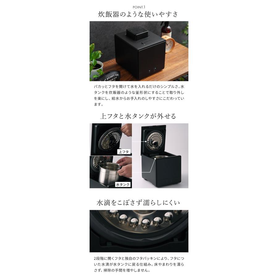 DOSHISHA（ドウシシャ） お手入れカンタンスチーム式加湿器 1.6L KSA