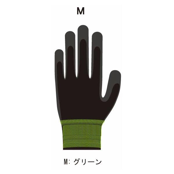 ACE ウレタン手袋 10双/100双/300双 背抜き手袋 ブラック 手の平