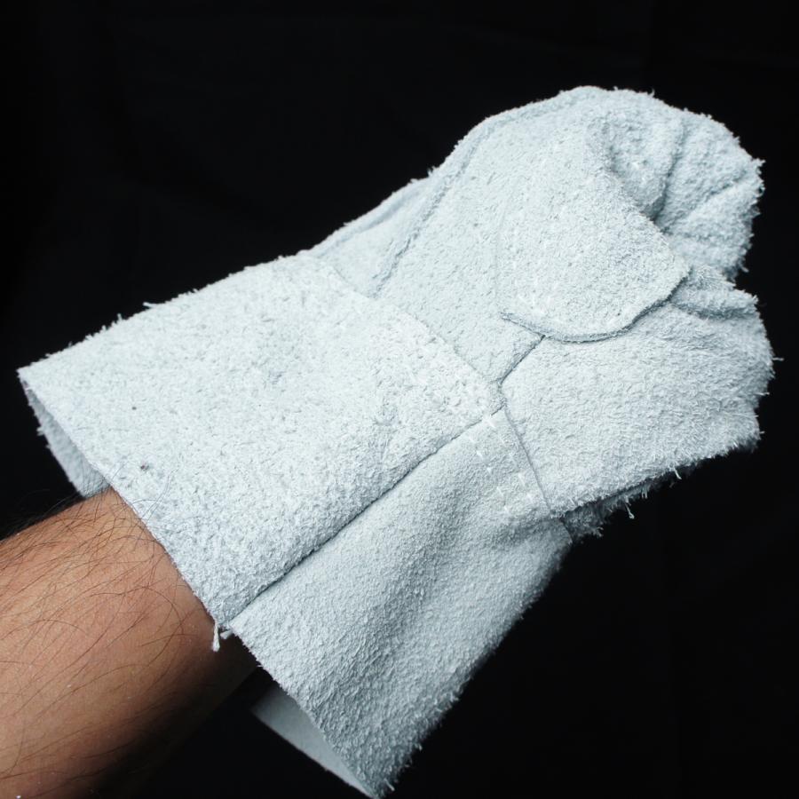 ACE（作業用品） 作業手袋 牛床背縫い 120双 牛床革 革手袋 作業用