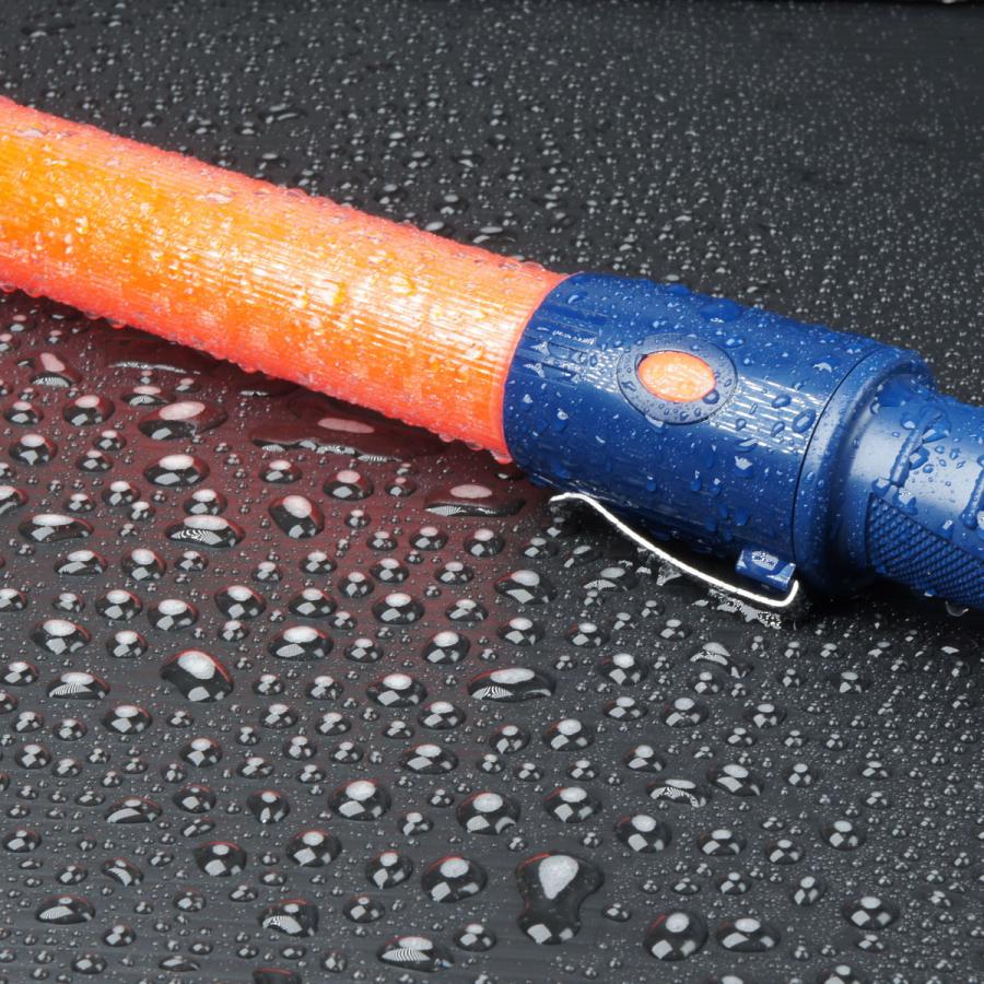 ACE（作業用品） 誘導灯 防滴タイプ LED6個 赤色 誘導棒 2本