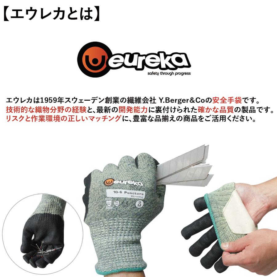 ACE 【耐針 突刺し】耐切創 エウレカ eureka 突刺し防止 安全手袋