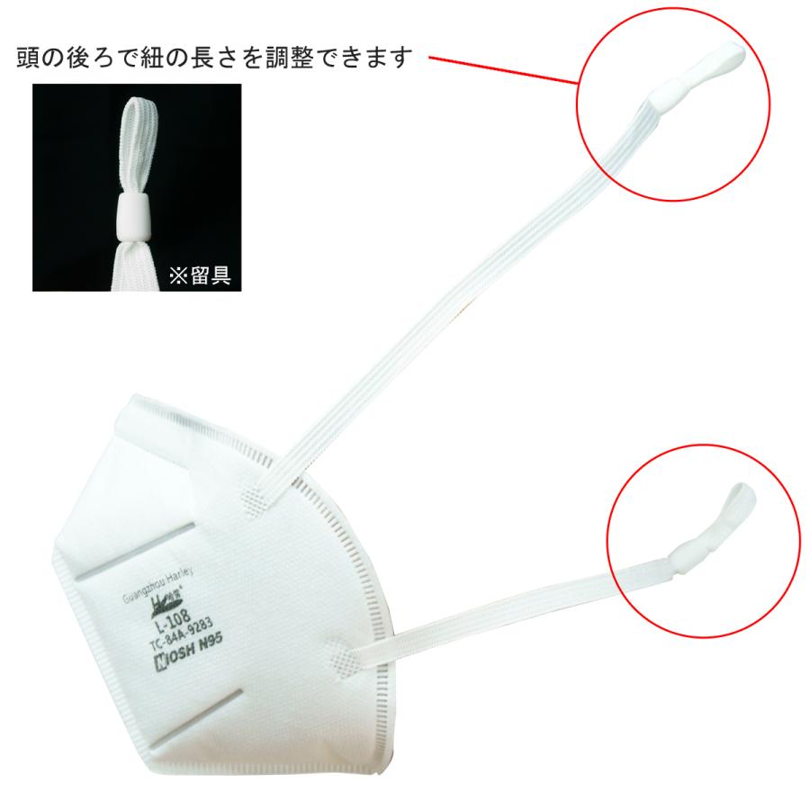 Ace（エース） N95 マスク 1箱 20枚入り 米国NIOSH認証 折りたたみ 個