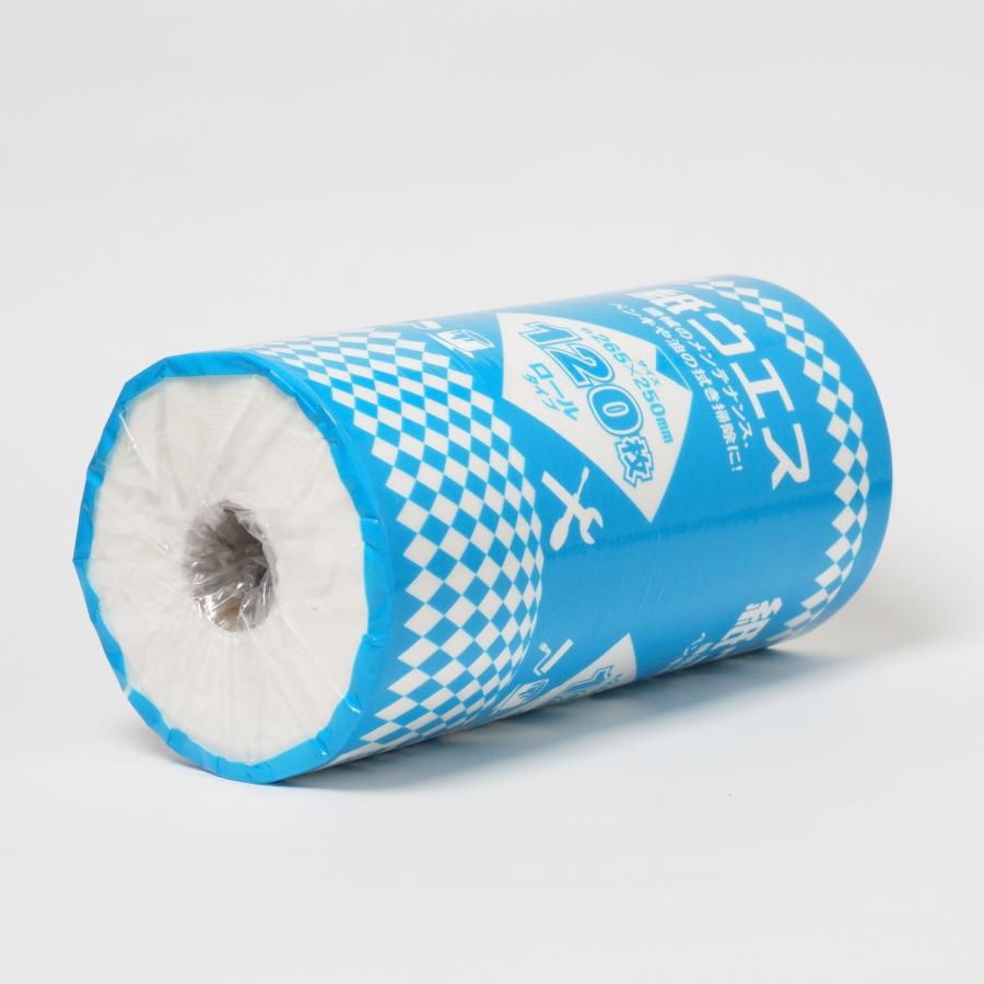 ACE 紙ウエス ペーパーウエス ロールタイプ 265mm×250mm 120枚×12巻