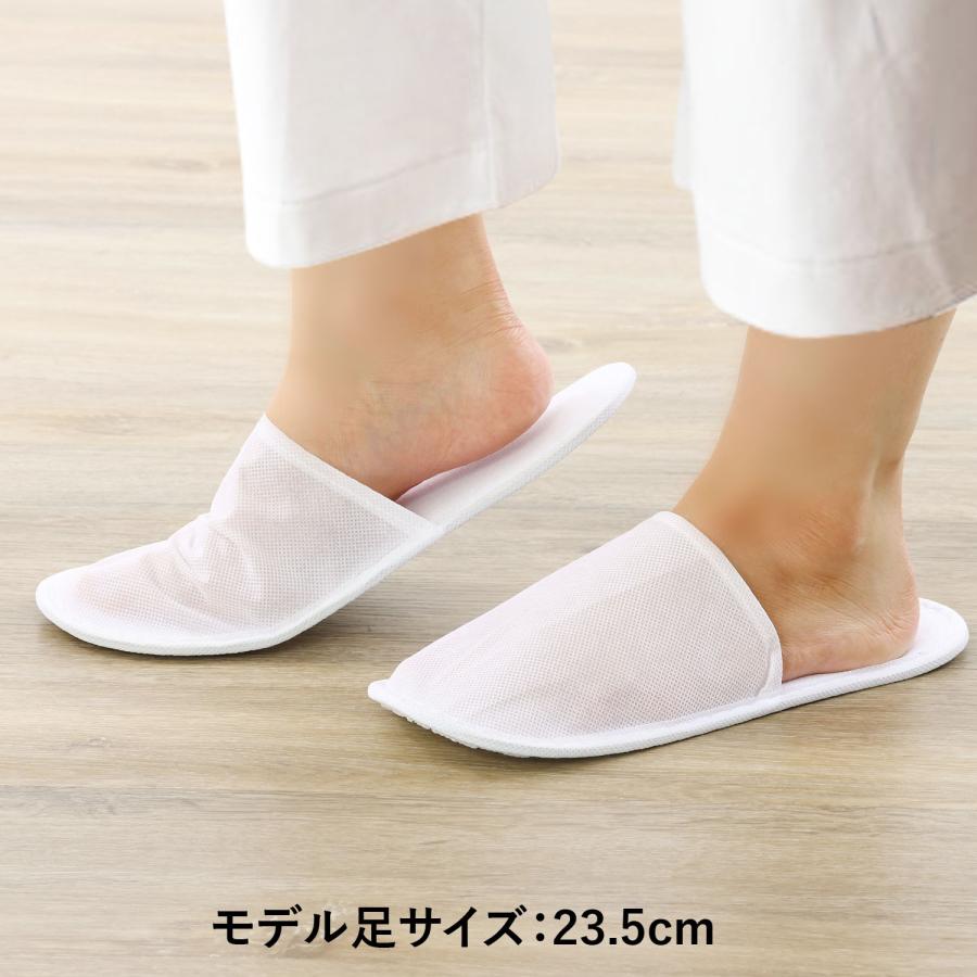 ACE 使い捨てスリッパ 200足 個包装 業務用 前閉じタイプ ゆったり