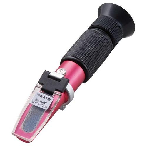 佐藤計量器 NO.0182-00 手持屈折計 SK-102R 自動温度補正付 糖度計 SATO