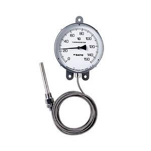 佐藤計量器 NO.3020-01 壁掛型隔測式温度計 LB-150S シリーズ 0〜100℃ RPT 1/2 SATO