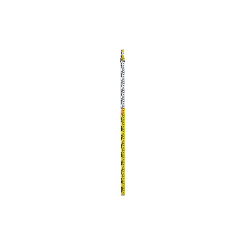 (大型) シンワ 73268 アルミスタッフ II 7M5段 表面10mmピッチ 裏面1mmピッチ目盛付