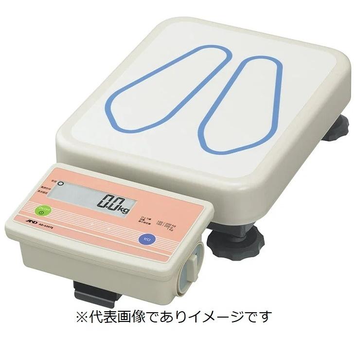 (直送) A&D AD-6207B 業務用 体重計 4級 検定付 ひょう量:200kg 目量:100g(〜99.9kg)、200g(100〜200kg)