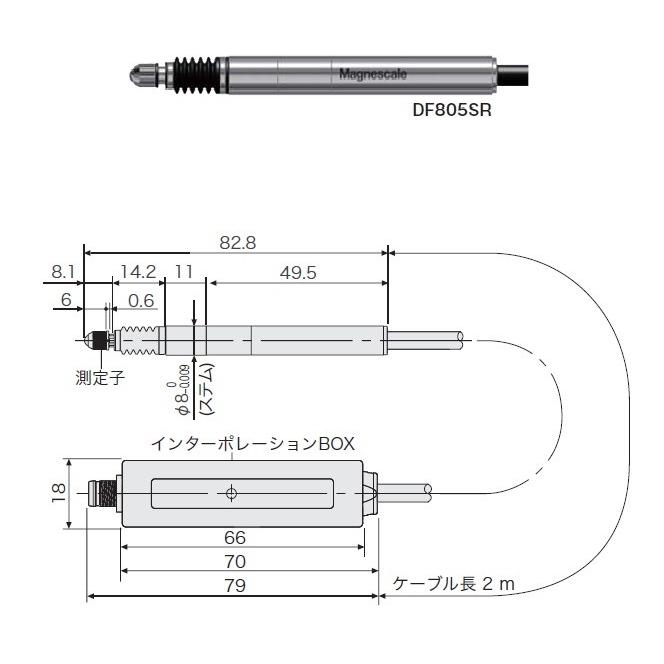 マグネスケール DF805SR デジタルゲージ