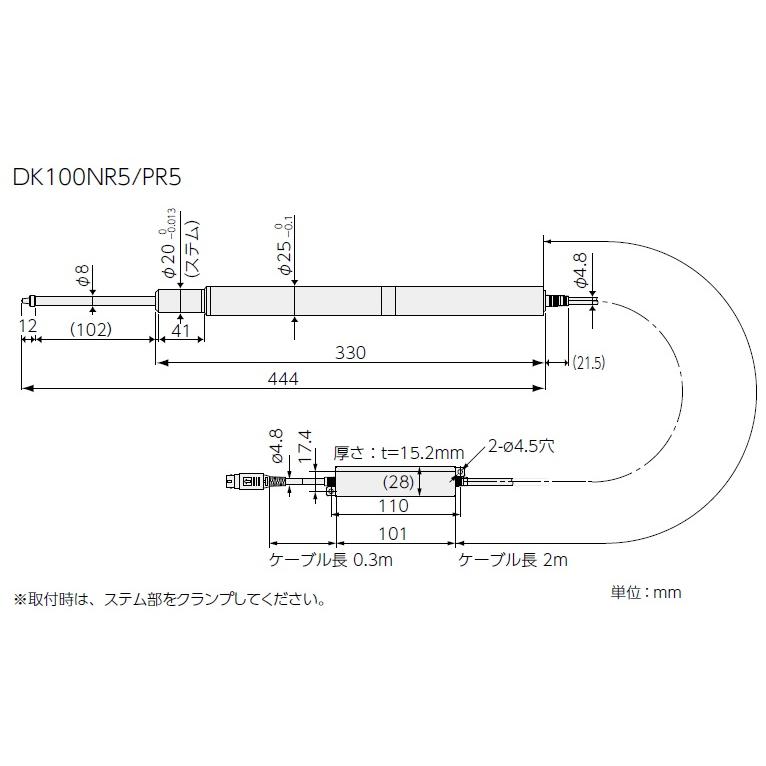 マグネスケール DK100NR5 デジタルゲージ 標準タイプ