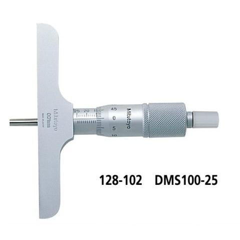 ミツトヨ 128-102 DMS100-25 単体形デプスマイクロメーター ミツトヨ 128-102 DMS100-25 単体形デプスマイクロメーター