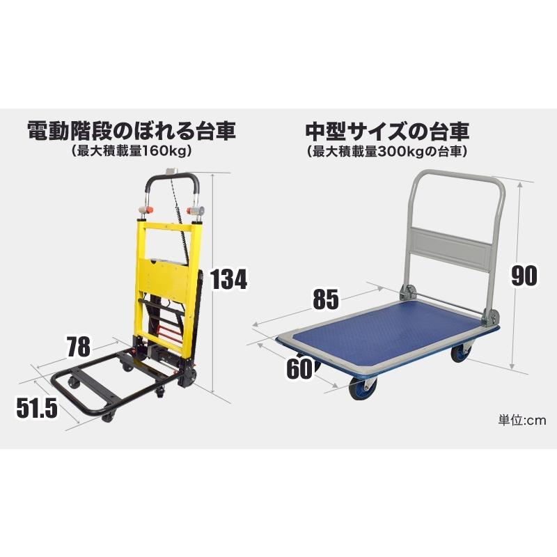 (大型)サンコー ELECTRL4 電動階段のぼれる台車ハンドル可変タイプ｜e-hakaru｜08