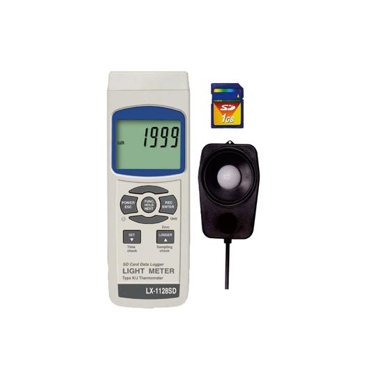 マザーツール LX-1128SD SDカードデータロガデジタル照度計 : ハカル