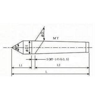 新潟理研測範 MT-1C 超硬センター P-1〜P-3用