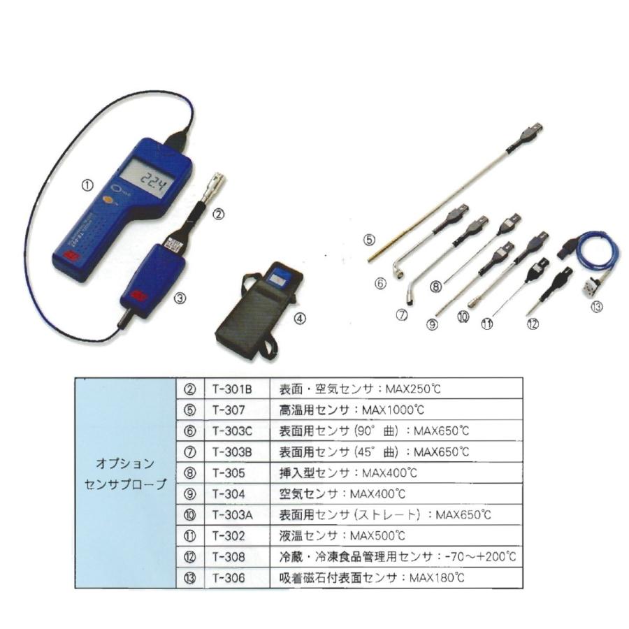 アイ電子技研 T-303Ｂ センサプローブ K熱電対温度計用プローブ IEL｜e-hakaru