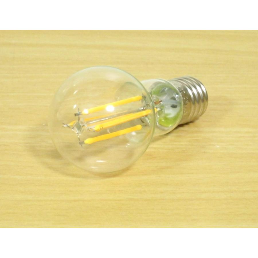 ミニクリプトン型フィラメントLED電球クリア40W相当・MLED-PS35-40C