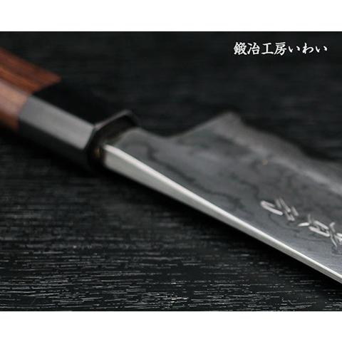 日本製越後鍛冶が作った割り込み菜切り包丁６０本箱付き 家庭用高級菜切包丁 越前打刃物 風紋 菜切包丁 送料無料 : 鍛冶
