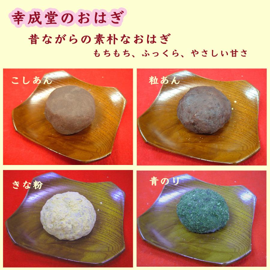 幸成堂のおはぎ 10個入り 昔ながらの素朴で美味しいおはぎ ぼたもち
