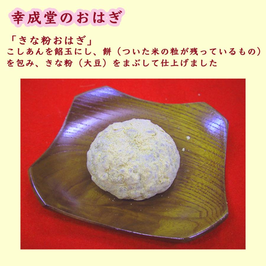 幸成堂のおはぎ 10個入り 昔ながらの素朴で美味しいおはぎ ぼたもち