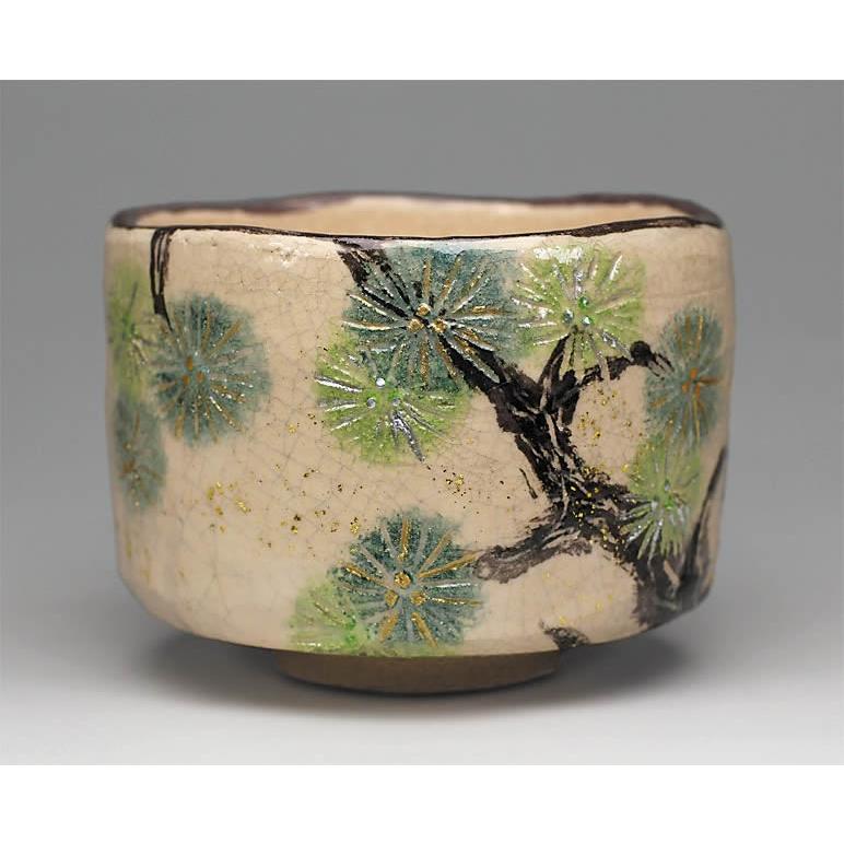 吉村楽入 節分絵 楽焼 茶碗 共箱付き 美品 昭和レトロ 1998年代 吉村楽入 節分絵 楽焼 茶碗 共箱付き 美品 昭和レトロ 1998年代