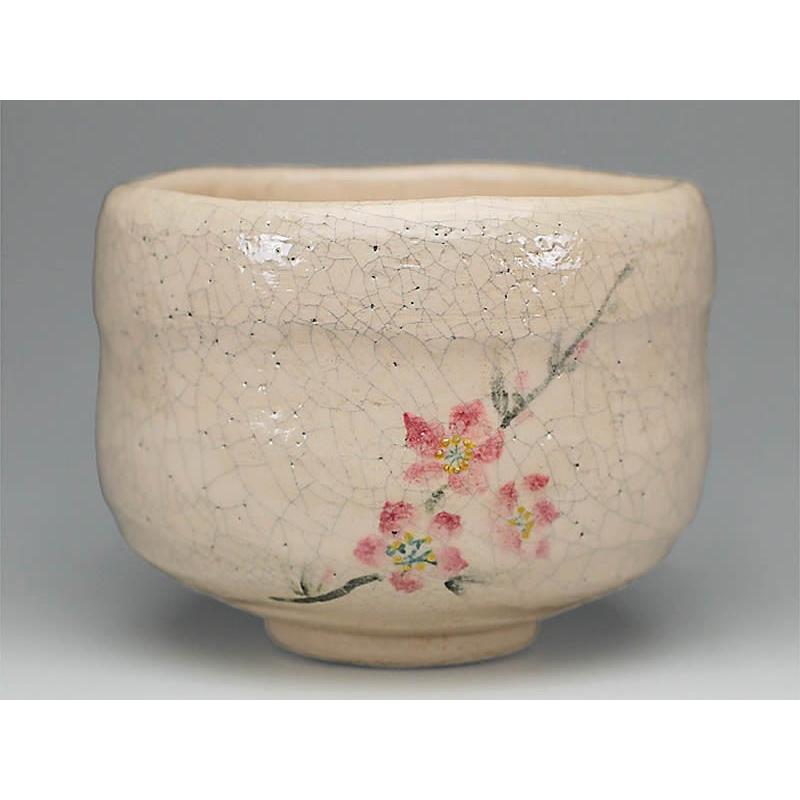 吉村楽入 2018年初春作品 「桃花笑春風」 茶碗 : 心斎橋花房ヤフー店