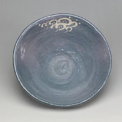 吉村楽入 2021年初春作品 楽入印 浜千鳥の絵 平茶碗 : 心斎橋花房