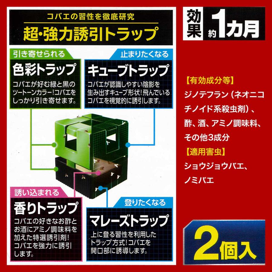 フマキラー 殺虫剤 コバエ超激取れキューブ 2個入 コバエ コバエ フマキラー 殺虫剤 コバエ超激取れキューブ 2個入 コバエ コバエ