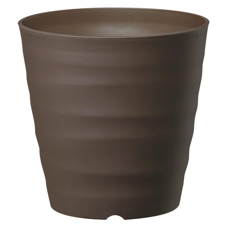フレグラーポット 21型 ダークブラウン 大和プラスチック φ210×H210 土