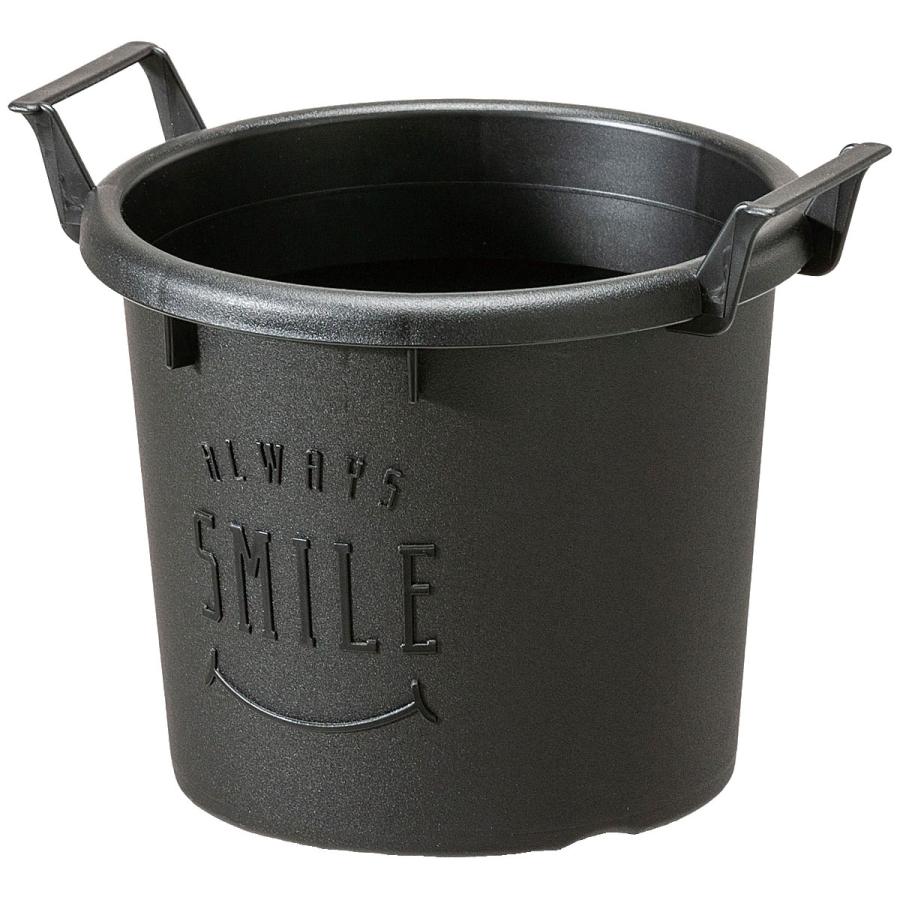 グロウコンテナ 12型 ブラック 大和プラスチック 140×120×H112