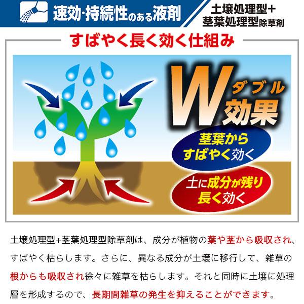 レインボー薬品 除草剤 ネコソギロングシャワーV9 2L 除草剤 強力 除草