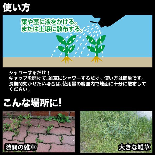 レインボー薬品 除草剤 ネコソギロングシャワーV9 4L 除草剤 強力 除草