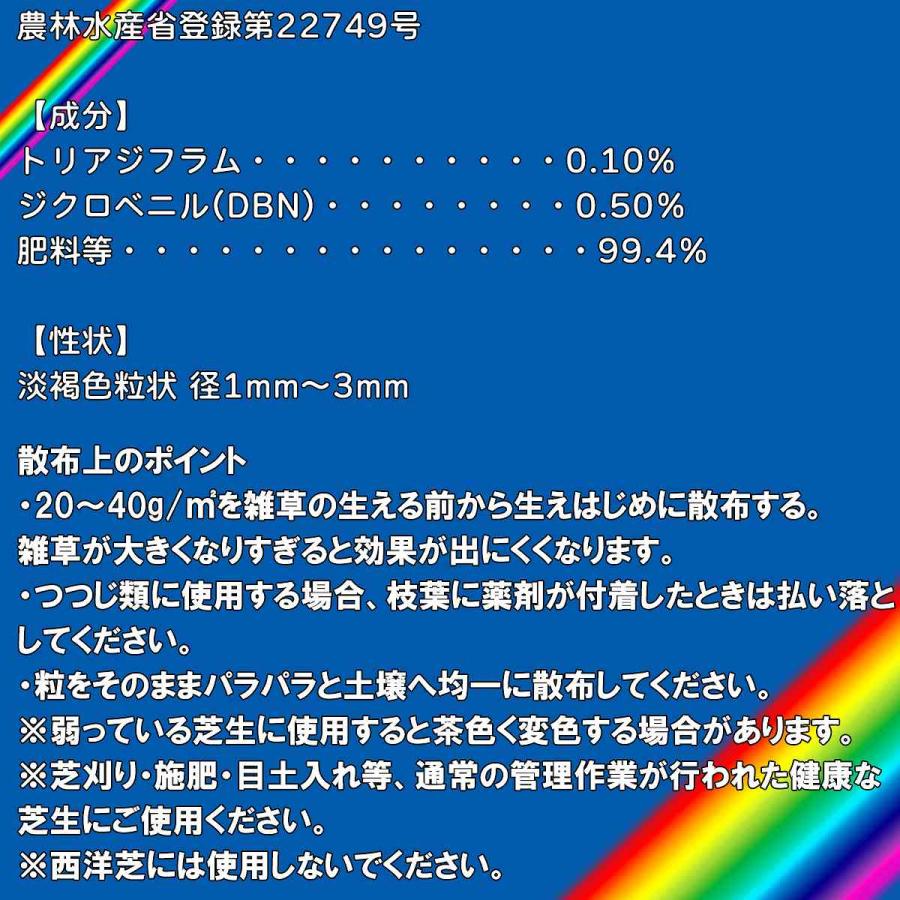除草剤 シバキーププラスα 4.2kg×4箱 レインボー薬品 除草剤 顆粒 除草剤 強力 除草剤 芝生 除草剤 粒剤 除草剤 シバキープ 除草剤 日本芝 除草剤 雑草 対策_2