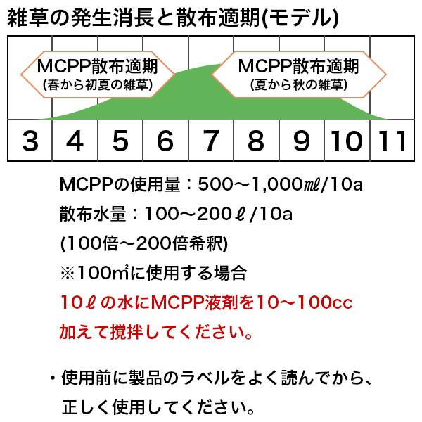 除草剤 MCPP液剤×10本 100ml 理研グリーン 除草剤 芝生 除草剤 芝生用除草剤 西洋芝 除草剤 芝 除草剤 芝生除草剤_3