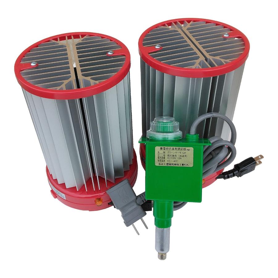 昭和精機パネルヒーター NS 200 (サーモセット) 昭和精機工業 パネルヒーター 200W サーモ無し 増設用 SP-200 [園芸