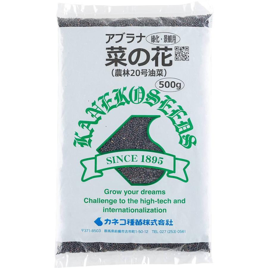 景観形成作物 菜の花 1kg (500g×2袋) カネコ種苗 景観用緑肥 緑肥種