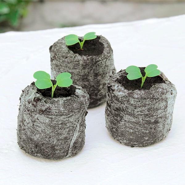ジフィーセブン そのまま植えられる土ポット 30mm 48個入 サカタ