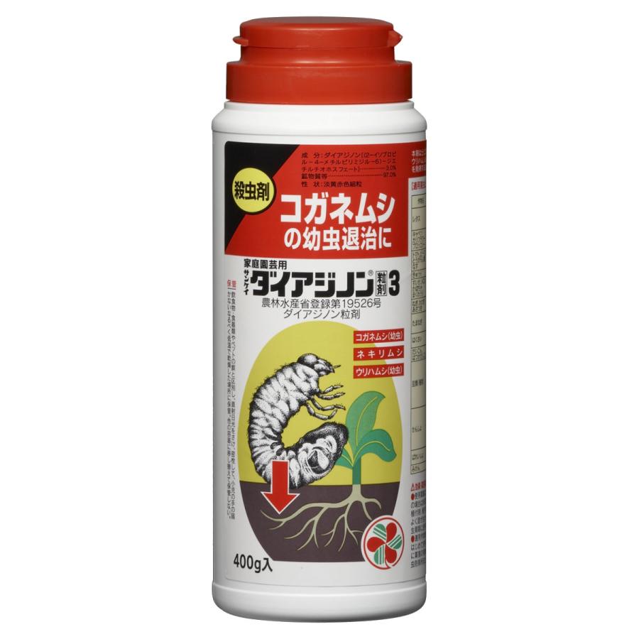 サンケイ ダイアジノン粒剤3 400g 住友化学園芸 殺虫剤 Canadadestino Com Br