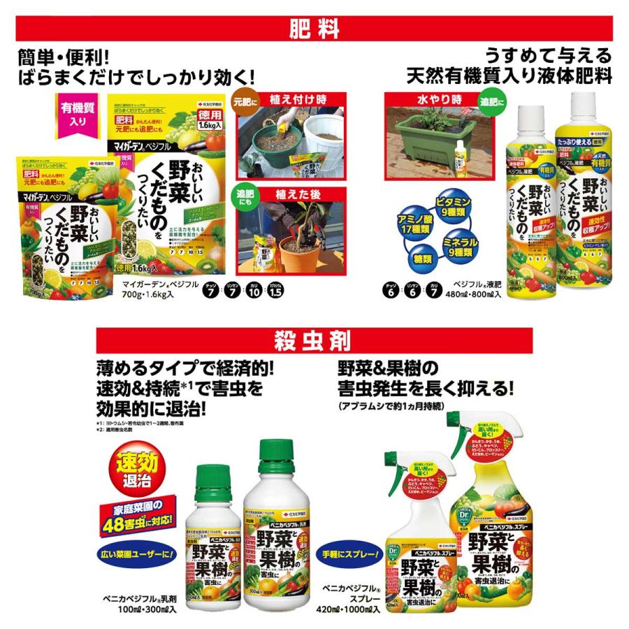 肥料 マイガーデンベジフル 700g×20袋 KINCHO園芸 肥料 野菜 肥料 果樹 肥料 野菜 元肥 野菜 追肥 野菜肥料 野菜の肥料 緩効性肥料 腐植酸 肥料_3
