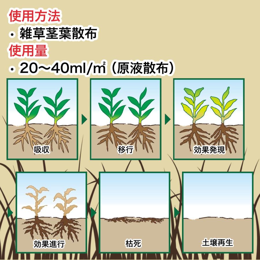 除草剤 グリホエースAL 2L×8本 トヨチュー 除草剤 グリホサート 除草剤 強力 業務用 除草剤 液体 除草剤 グリホエース 除草剤 農薬登録品 雑草防除 雑草対策_3