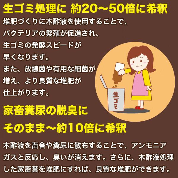 木酢液 (青ラベル) 1.5L ヨーキ産業 高品質 土壌改良剤 害獣忌避剤