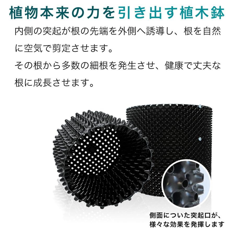 まとめ買い 7個入 ルートプラスポット ブラック 7.5L GSAP200M 南榮工業 RootPlusPOT プラスチック鉢 送料無料 代金引換不可_1