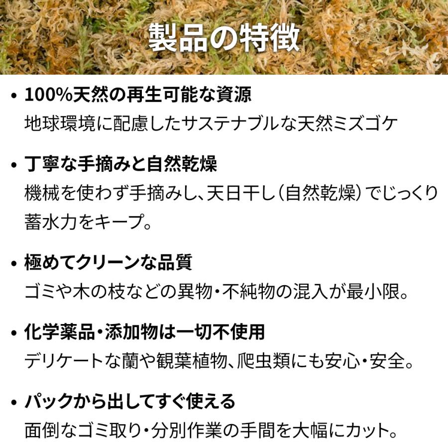 ニュージーランド産 圧縮水苔 40L/500g Besgrow Spagmoss Classic AA
