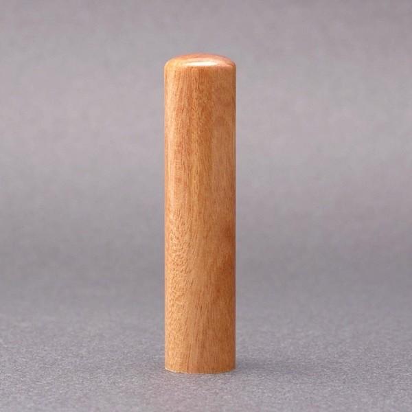 印鑑／実印／オノオレカンバ／13.5mm／ケース別売／上彫り職人の完全手彫り