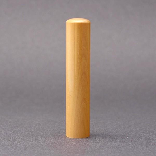 印鑑／銀行印／上柘・アカネ／12mm／ケース別売／大周先生の完全手彫り