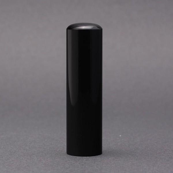 印鑑／代表者印／丸寸胴タイプ／黒水牛／16.5mm／アタリ選択可／ケース別売／大周先生の完全手彫り